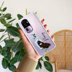 Flower Fusion Customize Transparent Silicon Case For Oppo Reno 10 5G