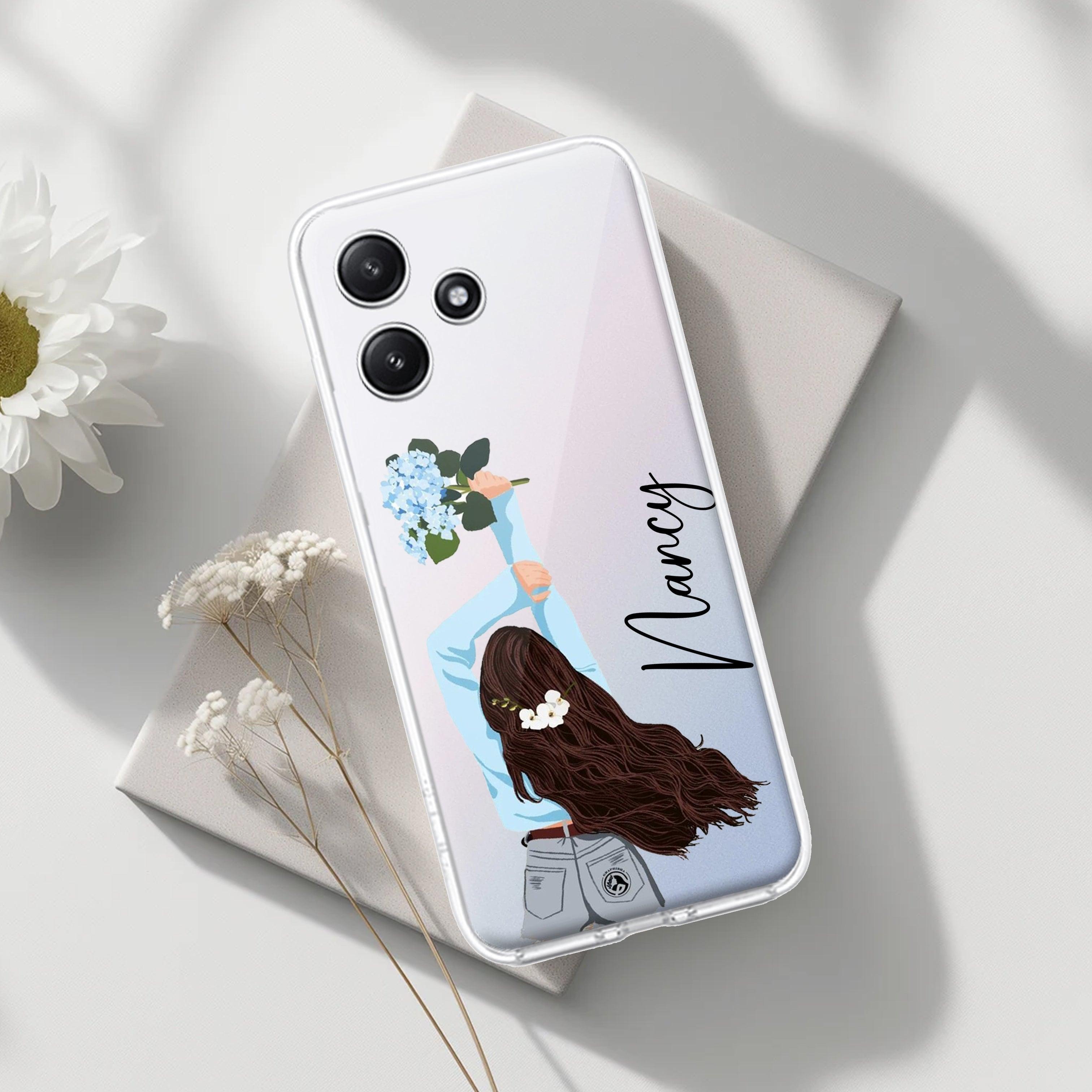 Flower Fusion Customize Transparent Silicon Case For Poco - ShopOnCliQ