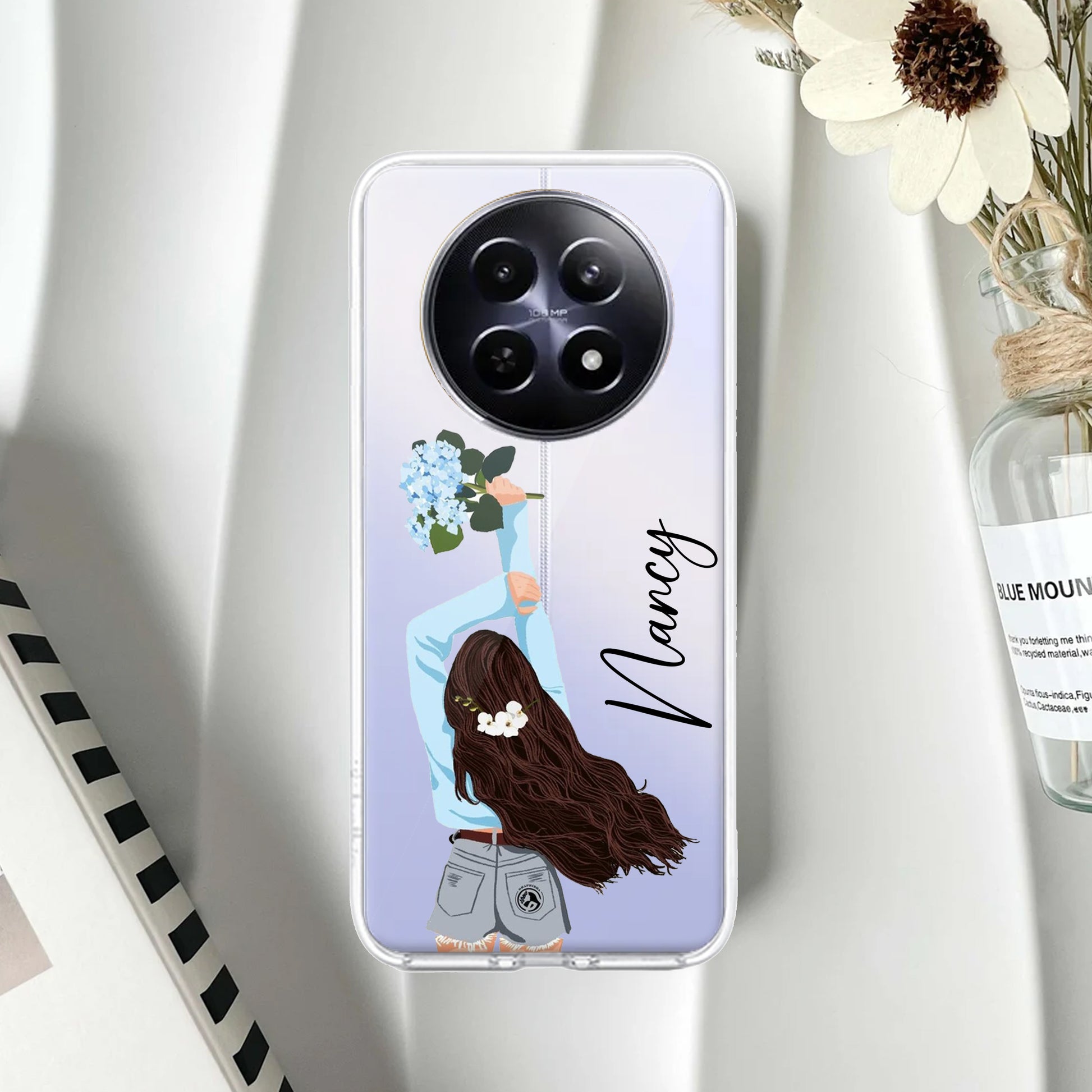 Flower Fusion Customize Transparent Silicon Case For Realme/Narzo - ShopOnCliQ