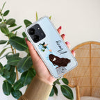 Flower Fusion Customize Transparent Silicon Case For Redmi 13C 4G