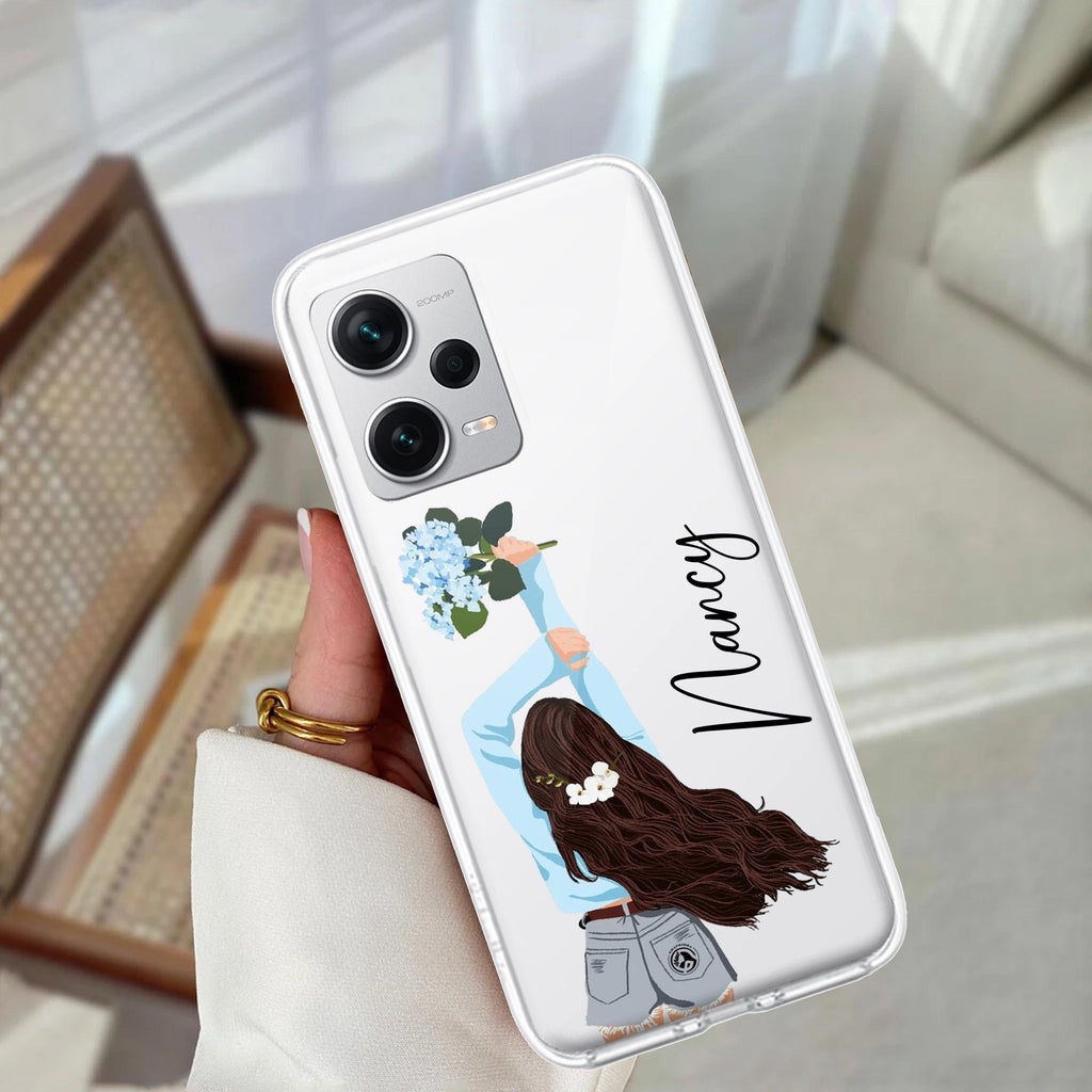 Flower Fusion Customize Transparent Silicon Case For Redmi/Xiaomi - ShopOnCliQ