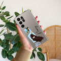Flower Fusion Customize Transparent Silicon Case For Samsung Galaxy S25 Ultra 5G