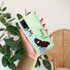Flower Fusion Customize Transparent Silicon Case For Vivo V23 5G