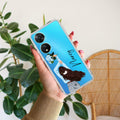 Flower Fusion Customize Transparent Silicon Case For Vivo X60 Pro