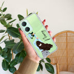Flower Fusion Customize Transparent Silicon Case For Vivo V29 Pro 5G
