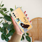 Flower Fusion Customize Transparent Silicon Case For Vivo V23 Pro 5G