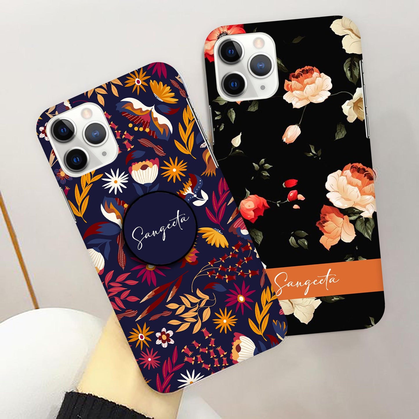 Flower Print Matte Phone Case Cover ShopOnCliQ