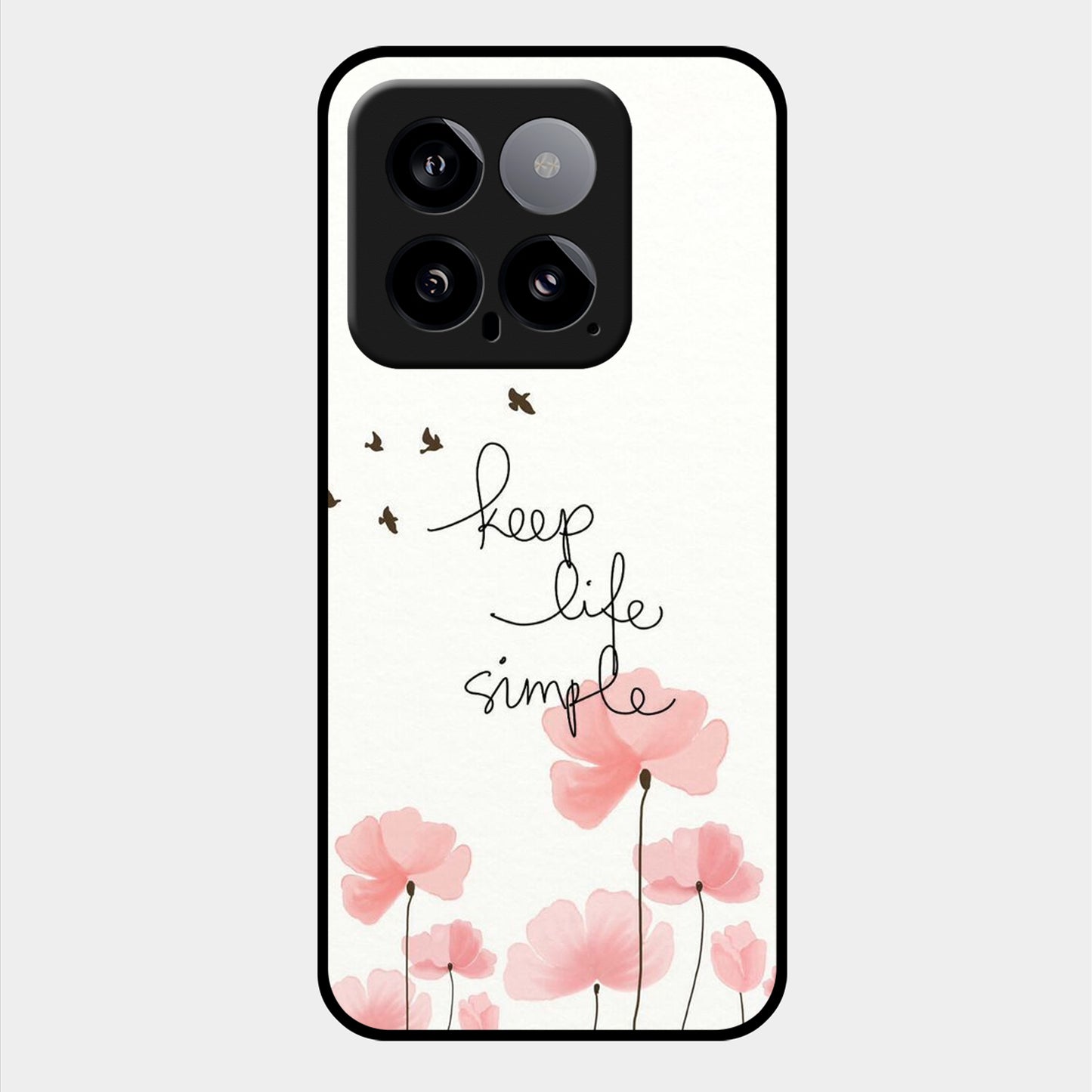 Keep Life simple Glossy Metal Case Cover For Vivo