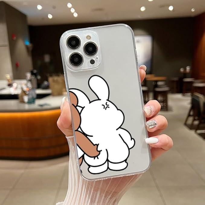 Funny Bear Bunny Couple Phone Case For Samsung Galaxy A14 5G