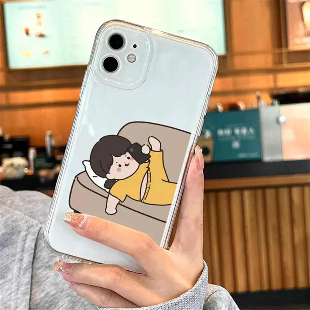 Funny Young Couple silicon phone case For Samsung Galaxy A14 5G