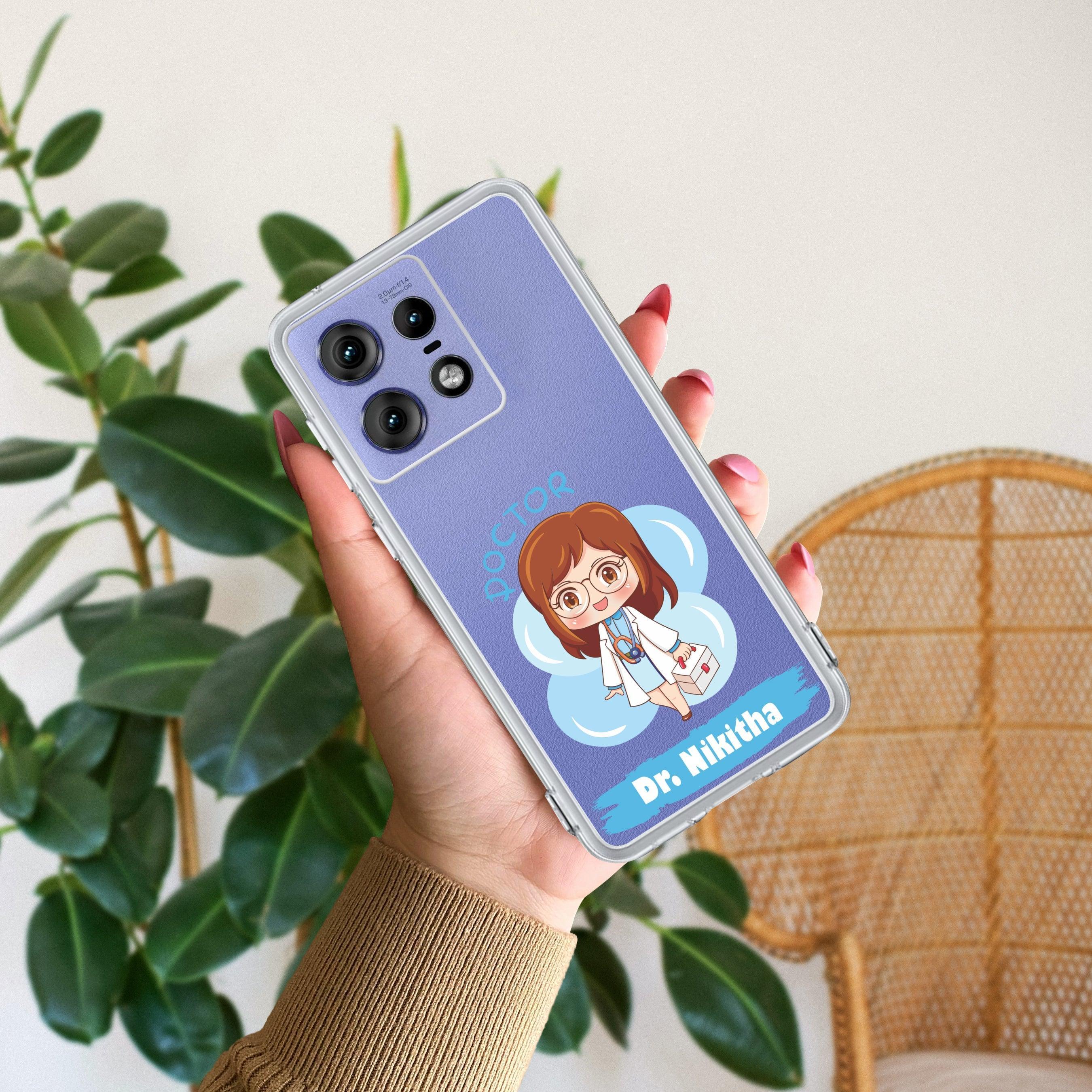 Future Doctor Customize Anti Yellow Case For Motorola Edge 50 Pro