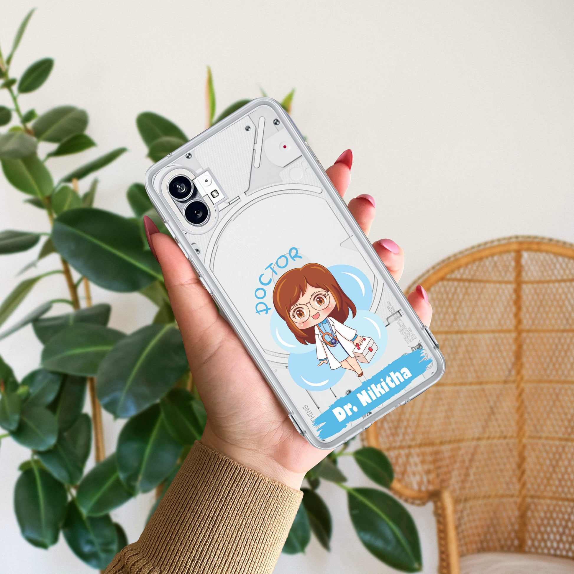 Future Doctor Customize Transparent Silicon Case For Nothing ShopOnCliQ