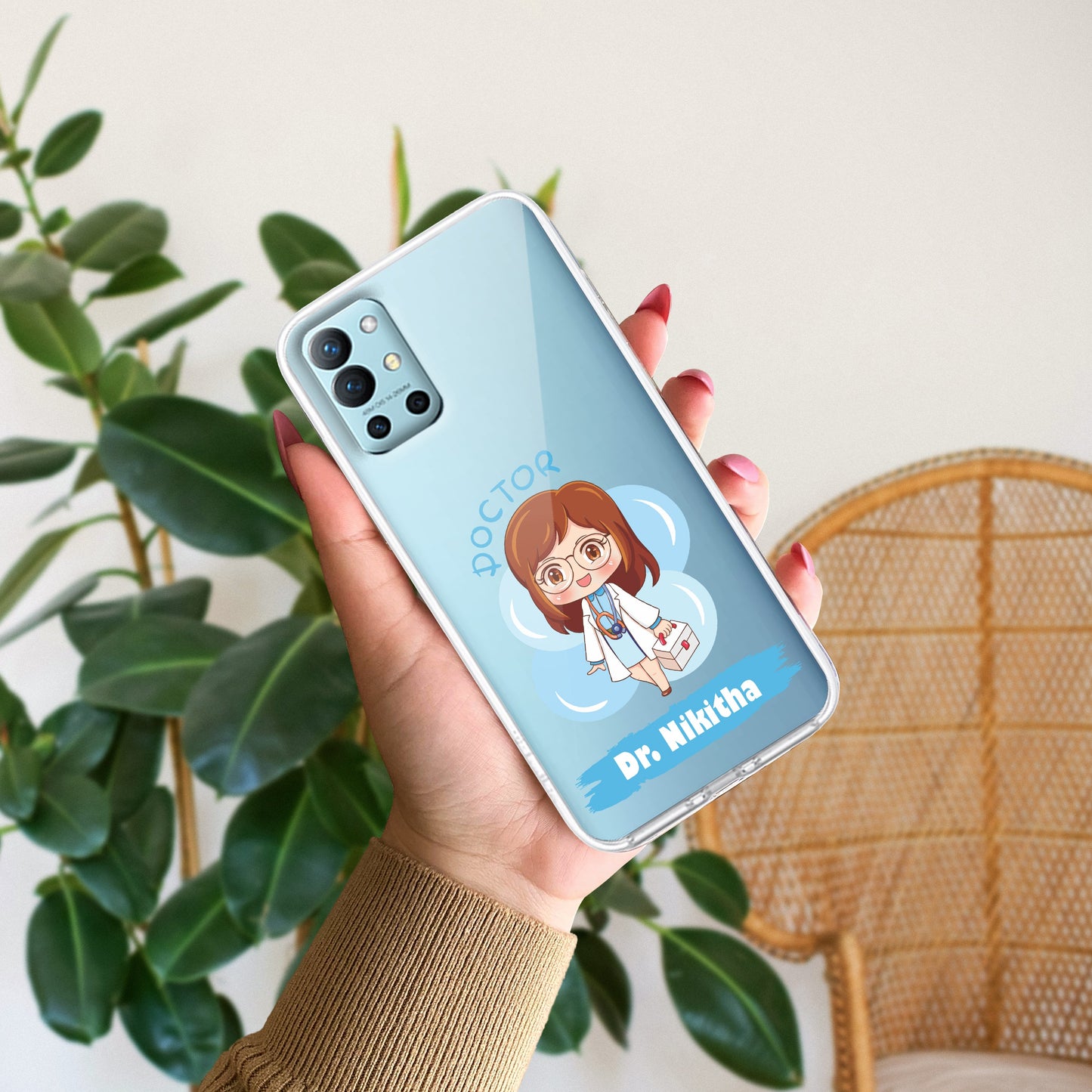 Future Doctor Customize Transparent Silicon Case For OnePlus - ShopOnCliQ