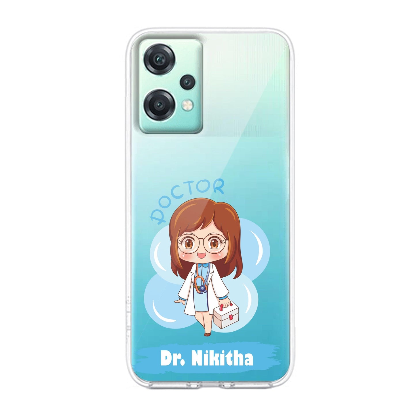 Future Doctor Customize Transparent Silicon Case For OnePlus