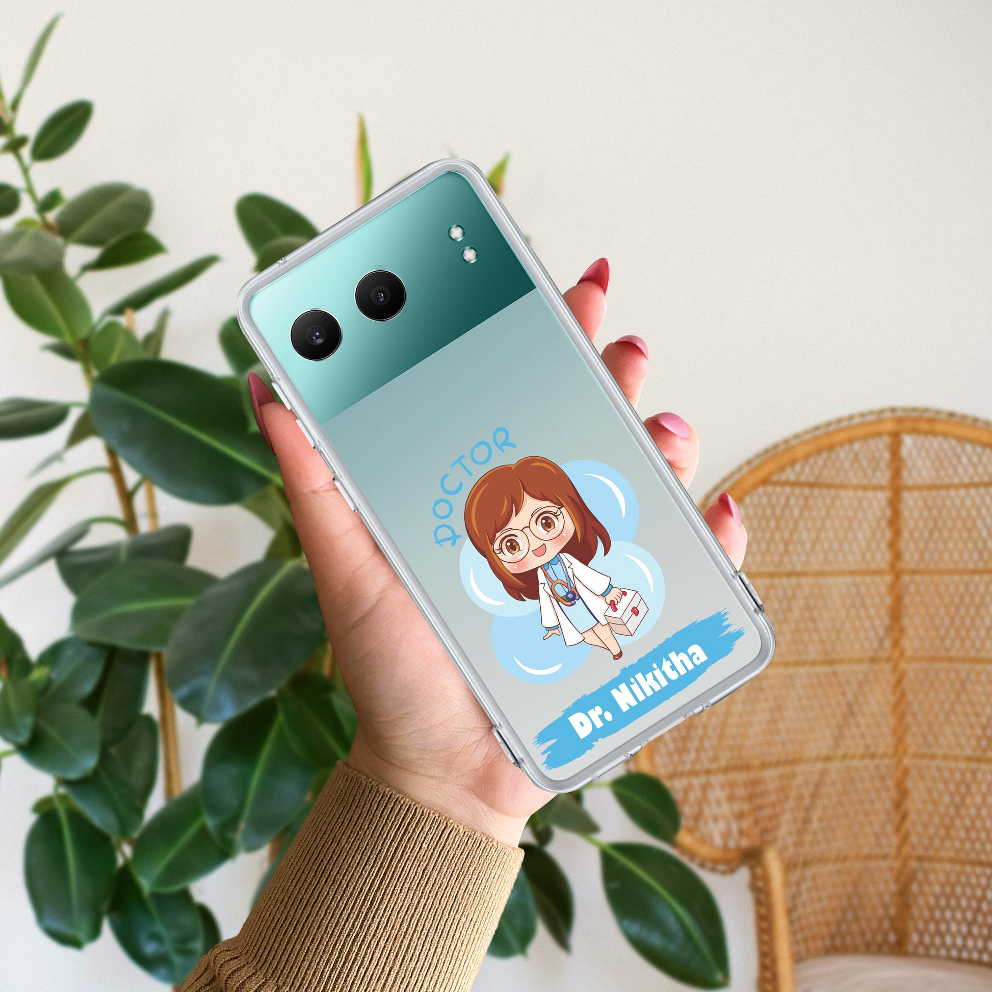 Future Doctor Customize Transparent Silicon Case For OnePlus - ShopOnCliQ