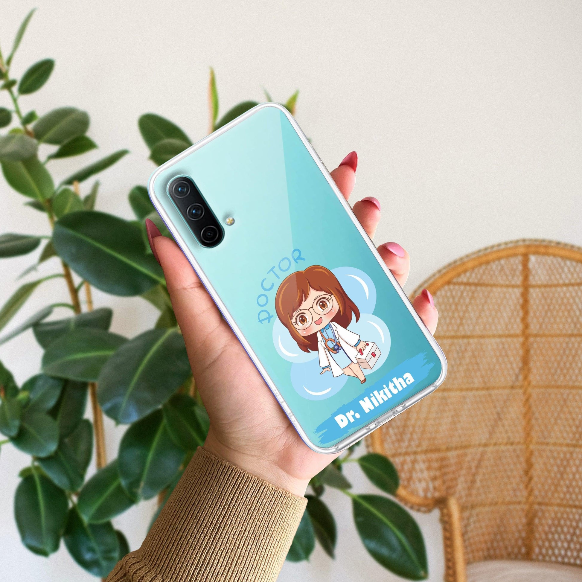 Future Doctor Customize Transparent Silicon Case For OnePlus - ShopOnCliQ