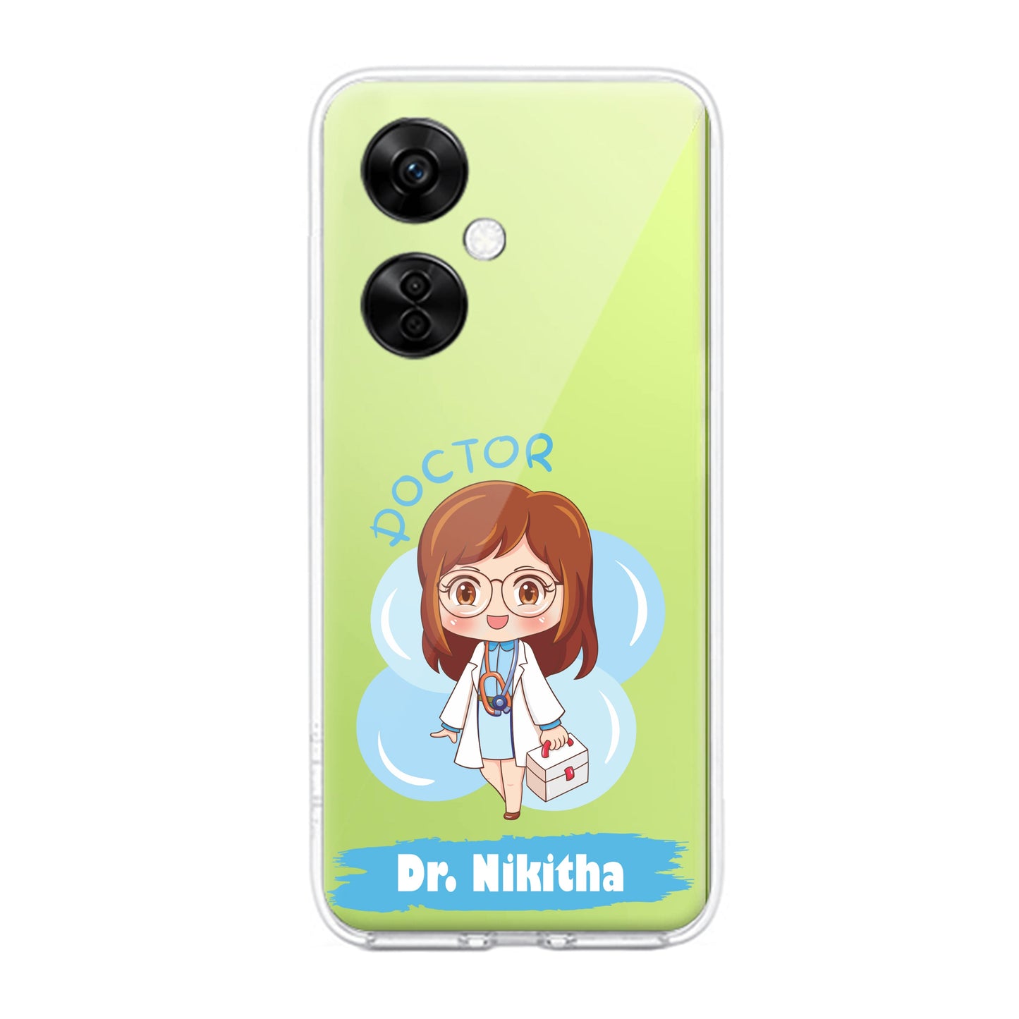 Future Doctor Customize Transparent Silicon Case For OnePlus - ShopOnCliQ