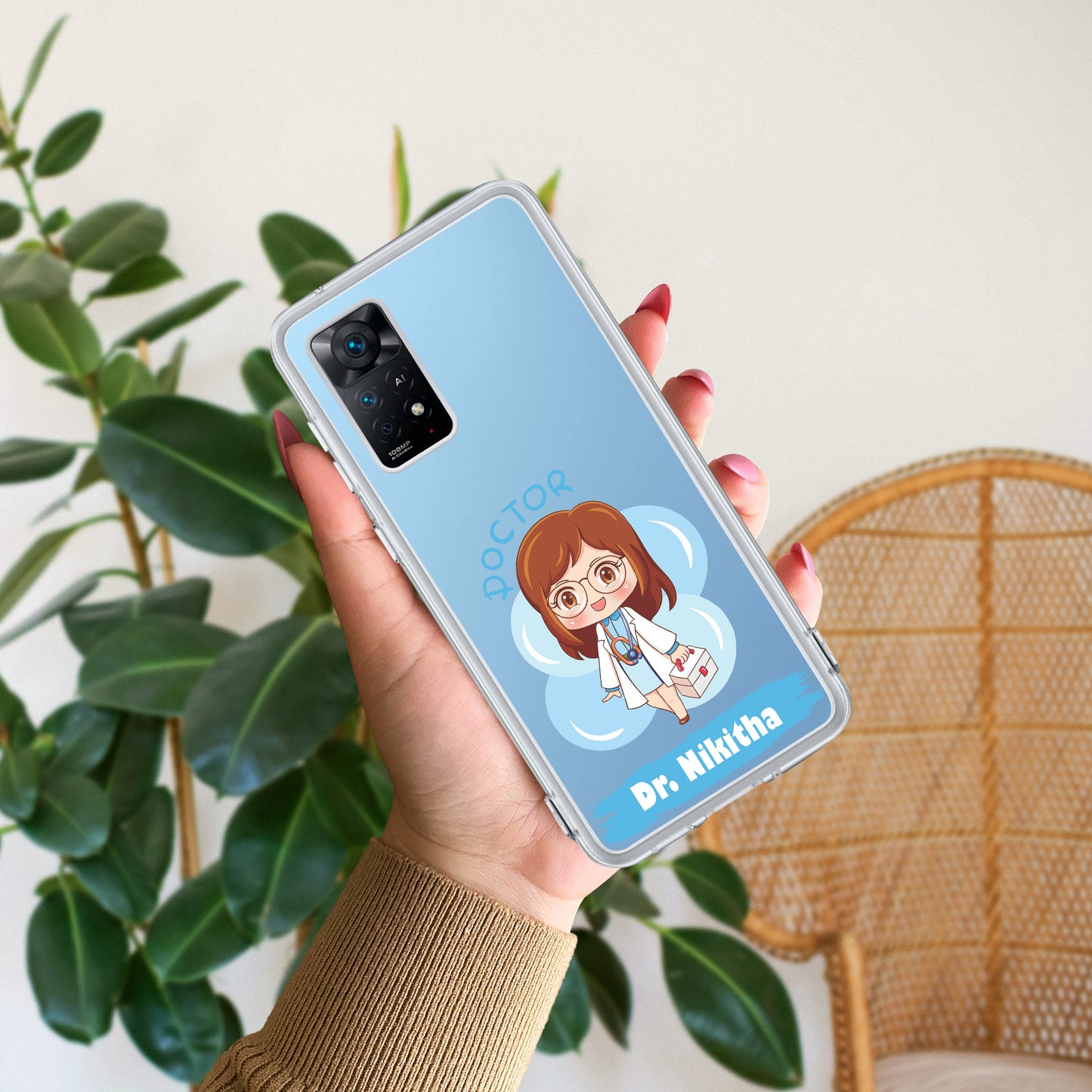 Future Doctor Customize Transparent Silicon Case For Poco - ShopOnCliQ