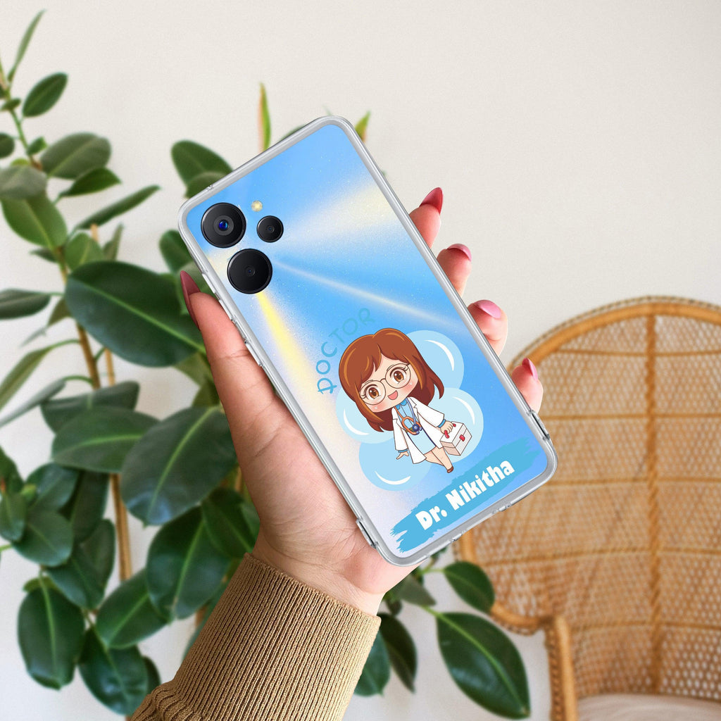 Future Doctor Customize Transparent Silicon Case For Realme Narzo 70x 5G