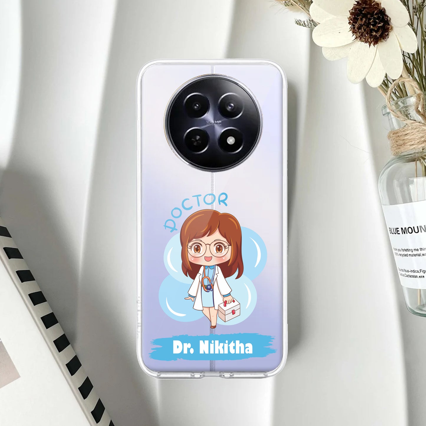 Future Doctor Customize Transparent Silicon Case For Realme/Narzo - ShopOnCliQ