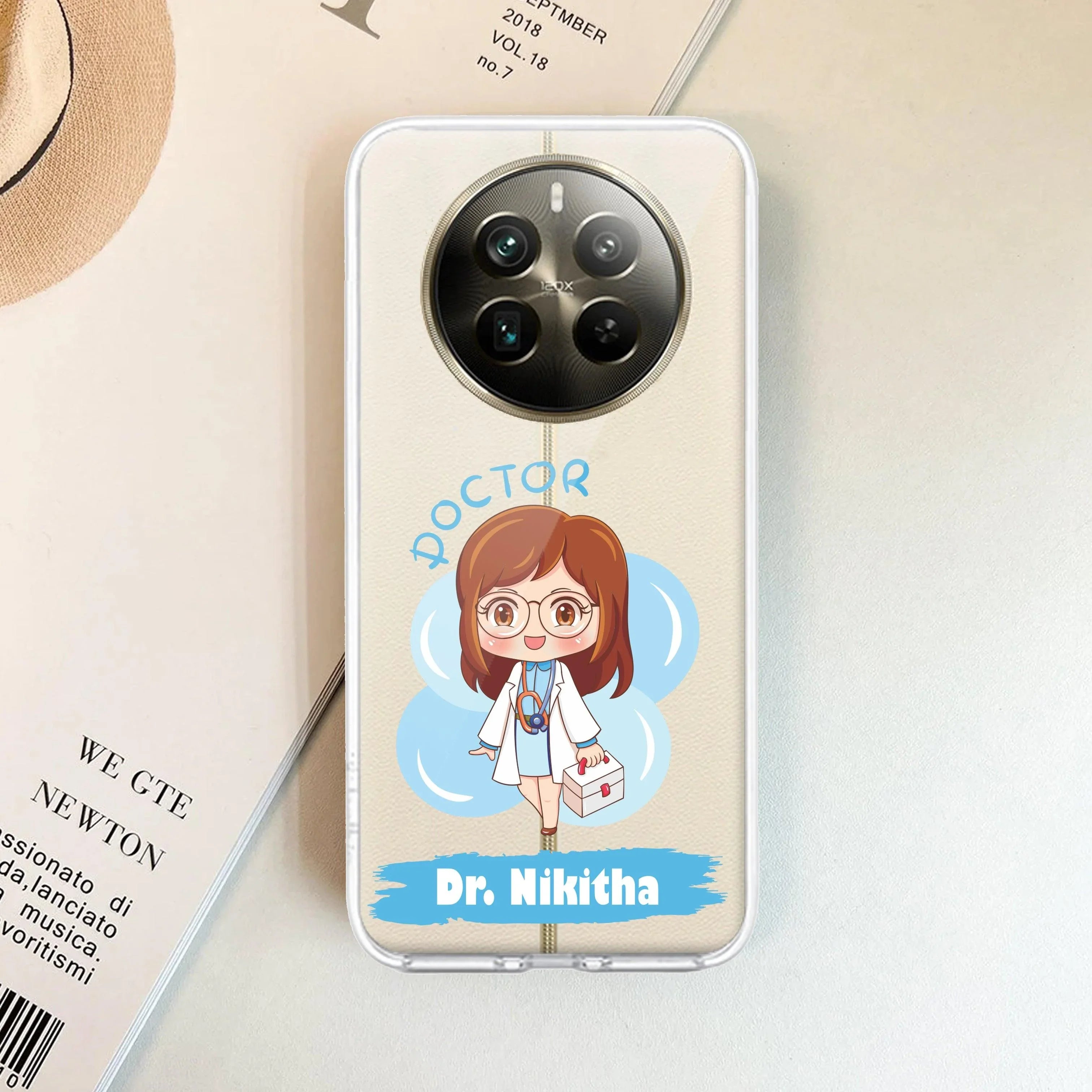 Future Doctor Customize Transparent Silicon Case For Realme 10 4G
