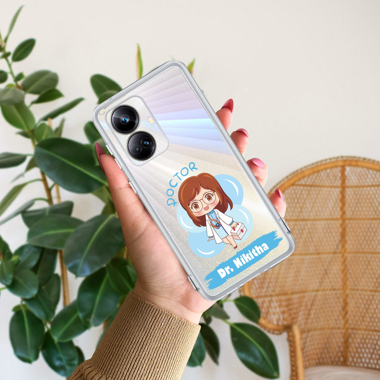 Future Doctor Customize Transparent Silicon Case For Realme/Narzo ShopOnCliQ