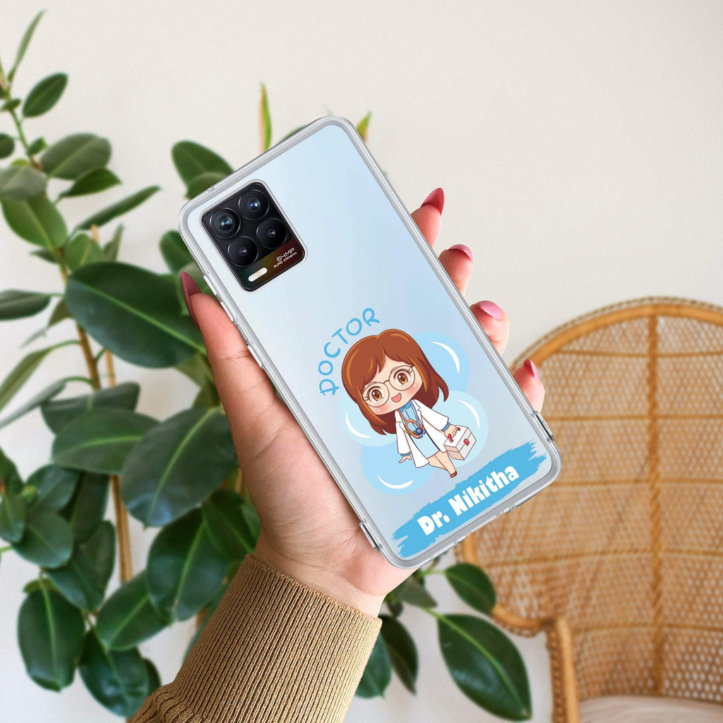 Future Doctor Customize Transparent Silicon Case For Realme 14 Pro Plus 5G