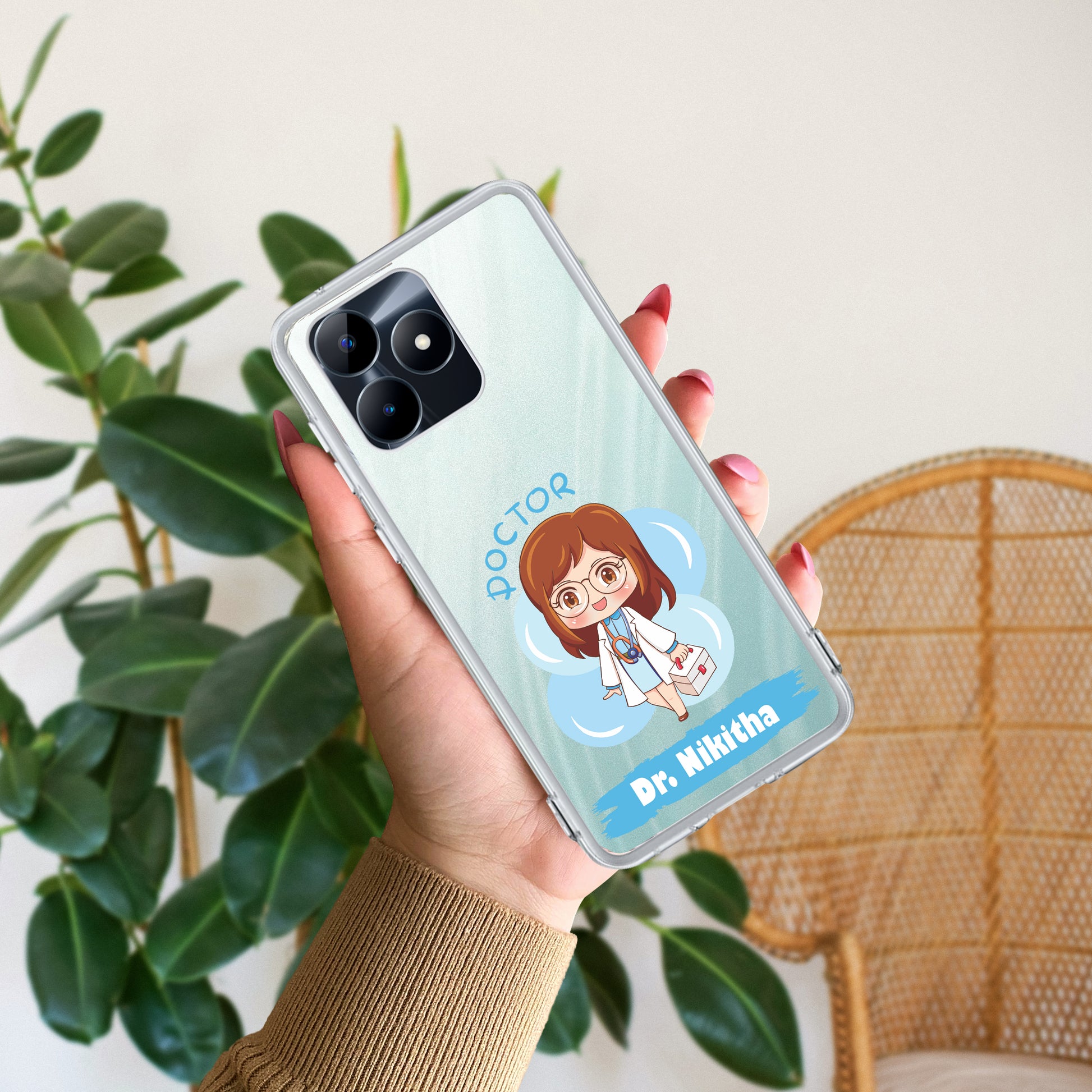 Future Doctor Customize Transparent Silicon Case For Realme/Narzo ShopOnCliQ