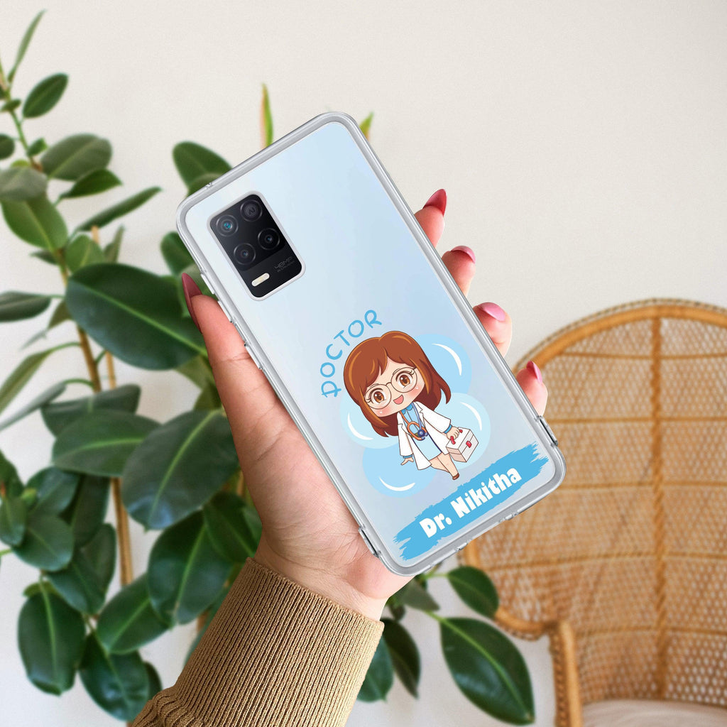 Future Doctor Customize Anti Yelllow Case For Realme 8 5G / Realme 8s 5G / Realme 9 5G / Realme Narzo 30 5G