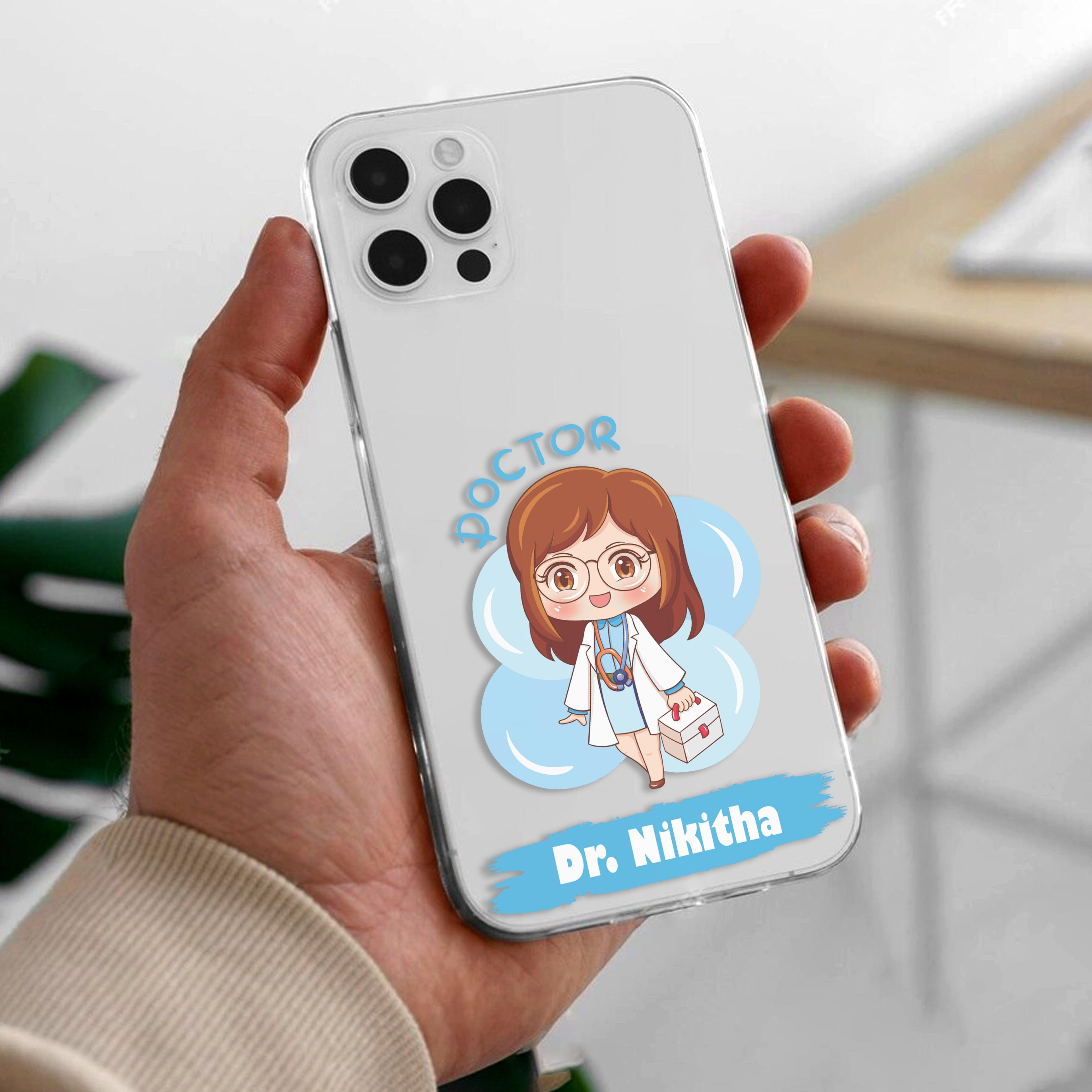 Future Doctor Customize Transparent Silicon Case For Redmi/Xiaomi - ShopOnCliQ