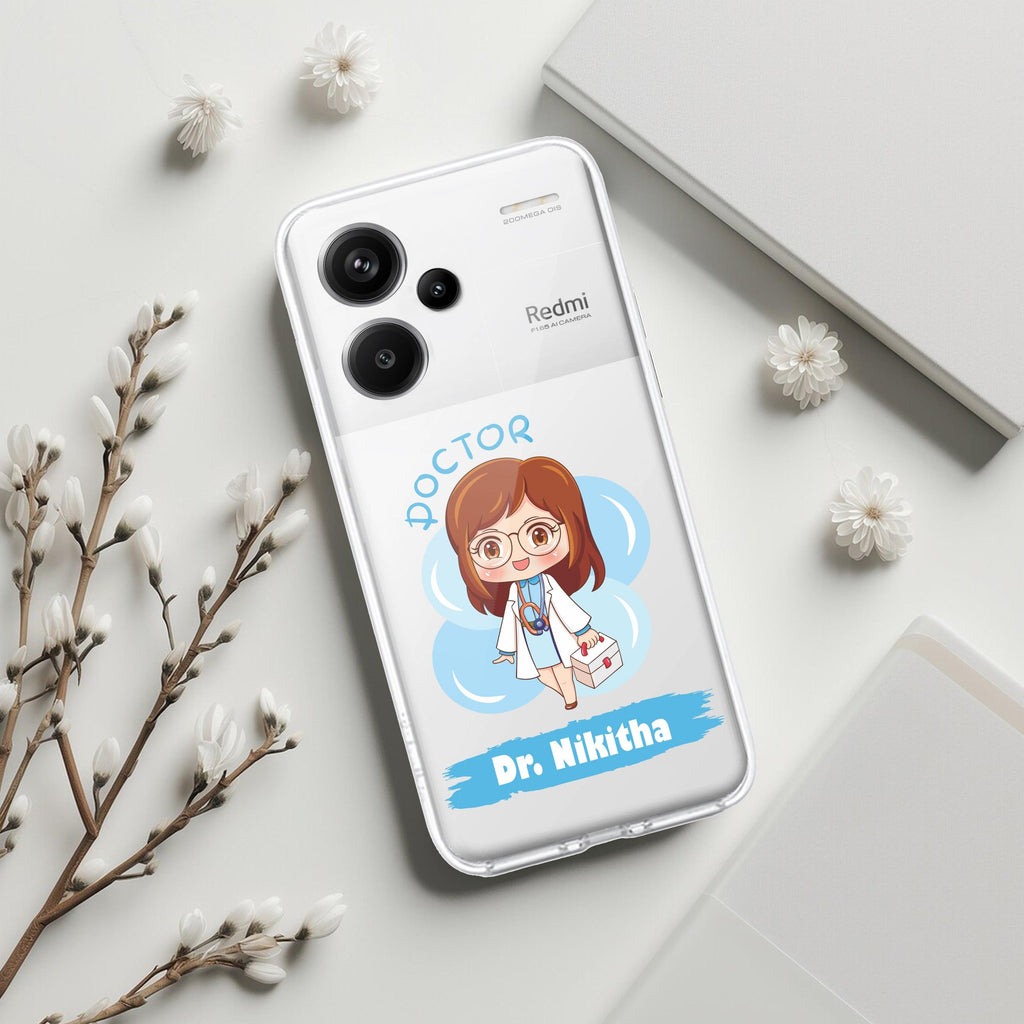 Future Doctor Customize Transparent Silicon Case For Redmi/Xiaomi - ShopOnCliQ