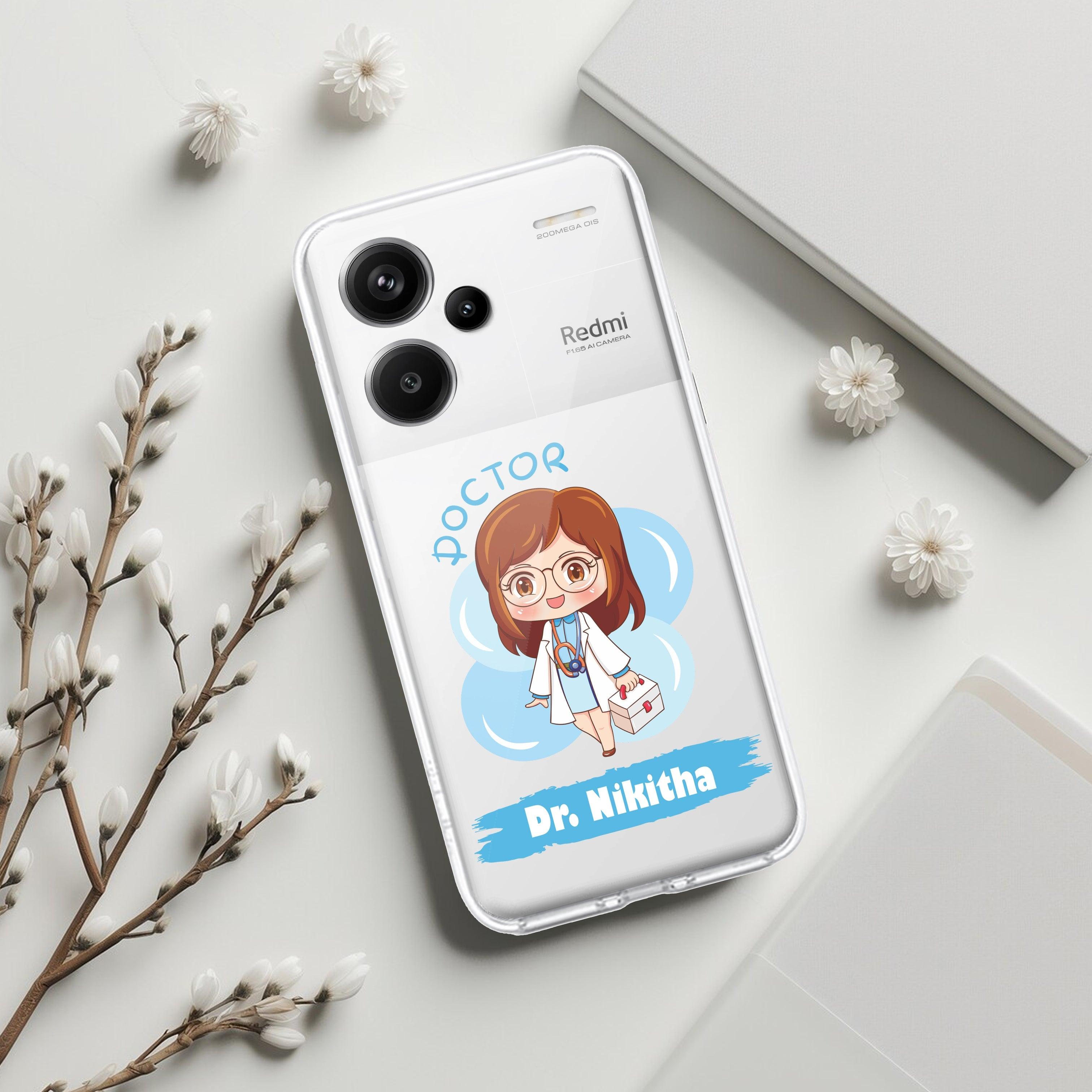 Future Doctor Customize Transparent Silicon Case For Redmi/Xiaomi - ShopOnCliQ