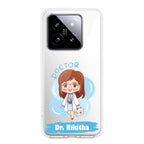 Future Doctor Customize Transparent Silicon Case For Redmi Note 13 Pro 5G