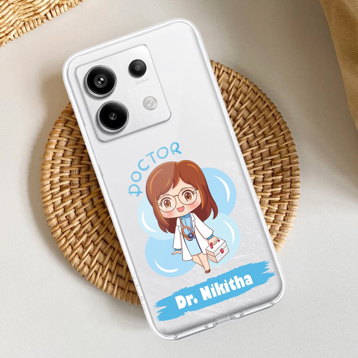 Future Doctor Customize Transparent Silicon Case For Redmi/Xiaomi ShopOnCliQ