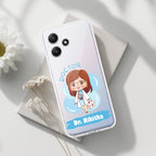 Future Doctor Customize Transparent Silicon Case For Redmi Note 11