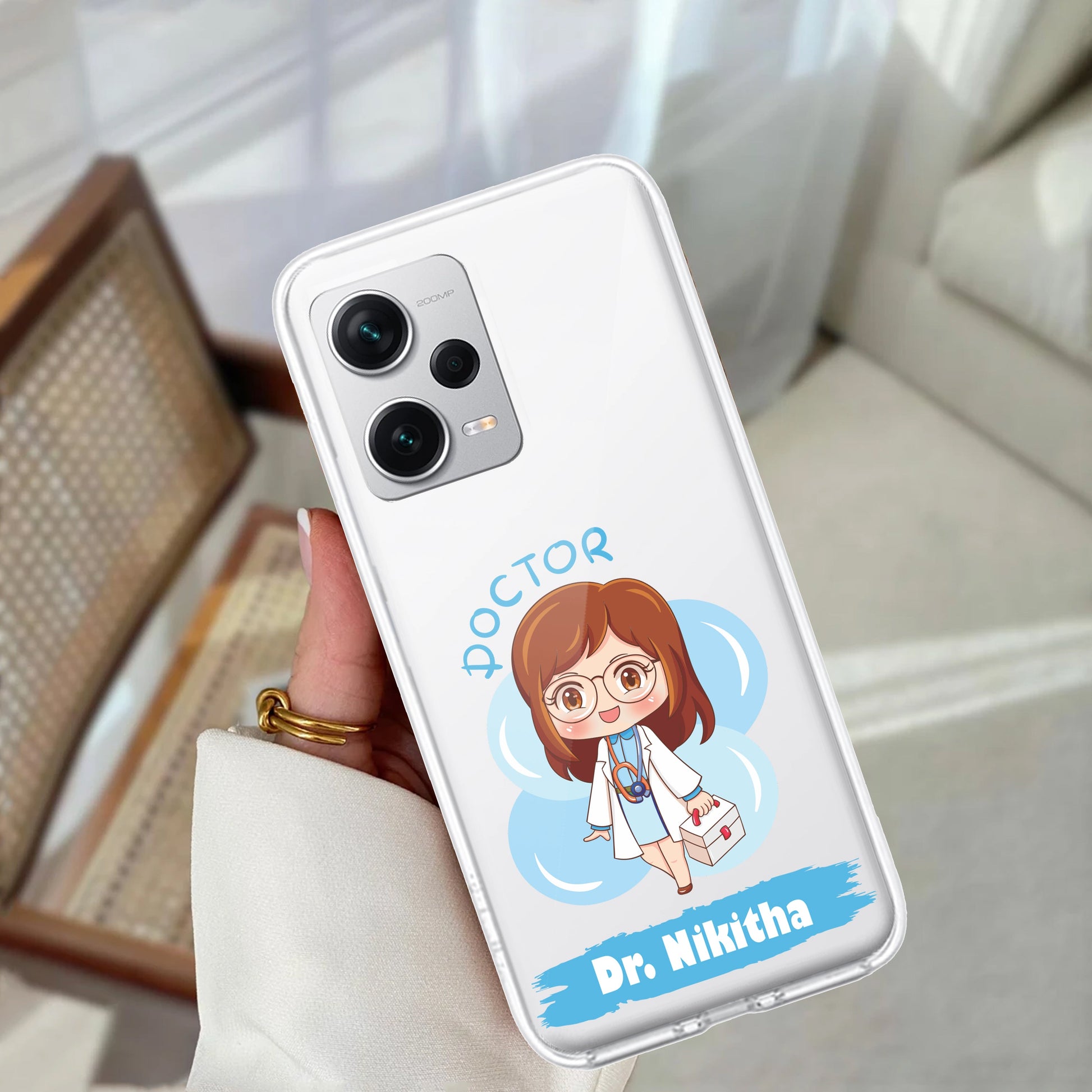 Future Doctor Customize Transparent Silicon Case For Redmi/Xiaomi ShopOnCliQ