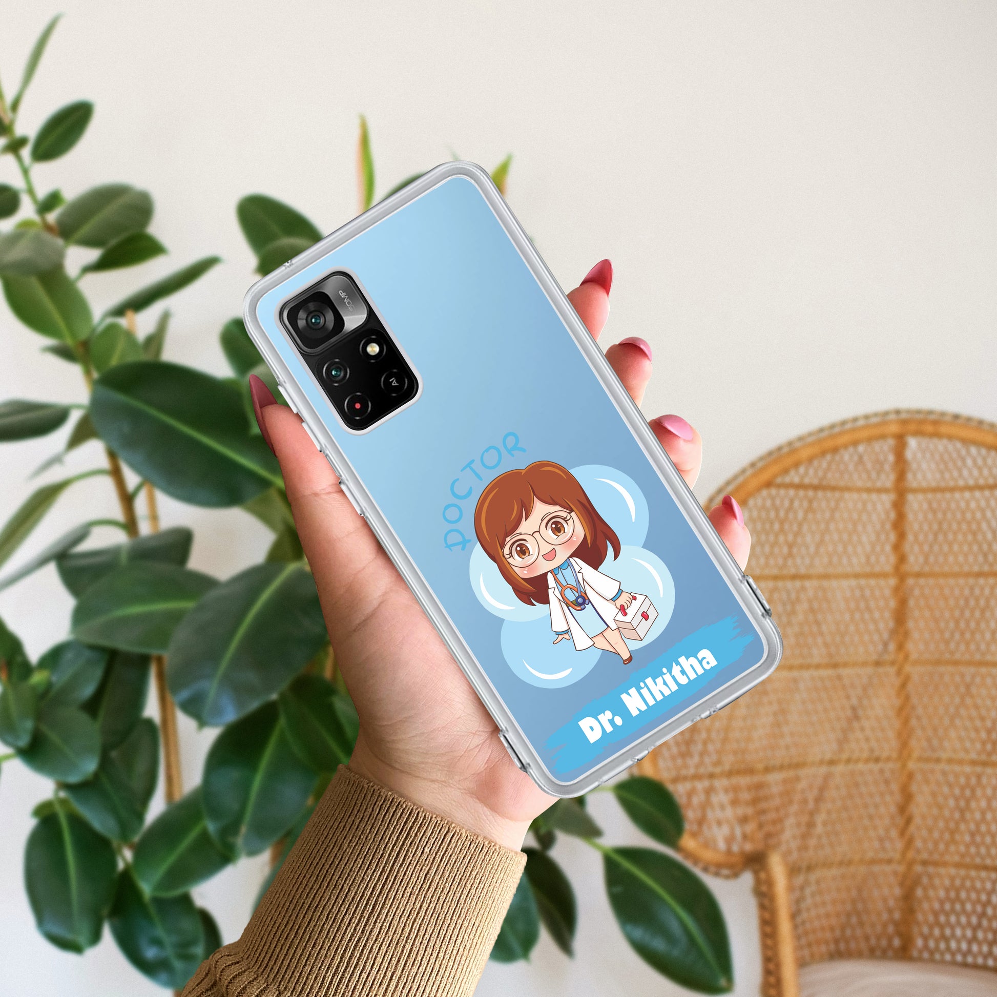 Future Doctor Customize Transparent Silicon Case For Redmi/Xiaomi ShopOnCliQ