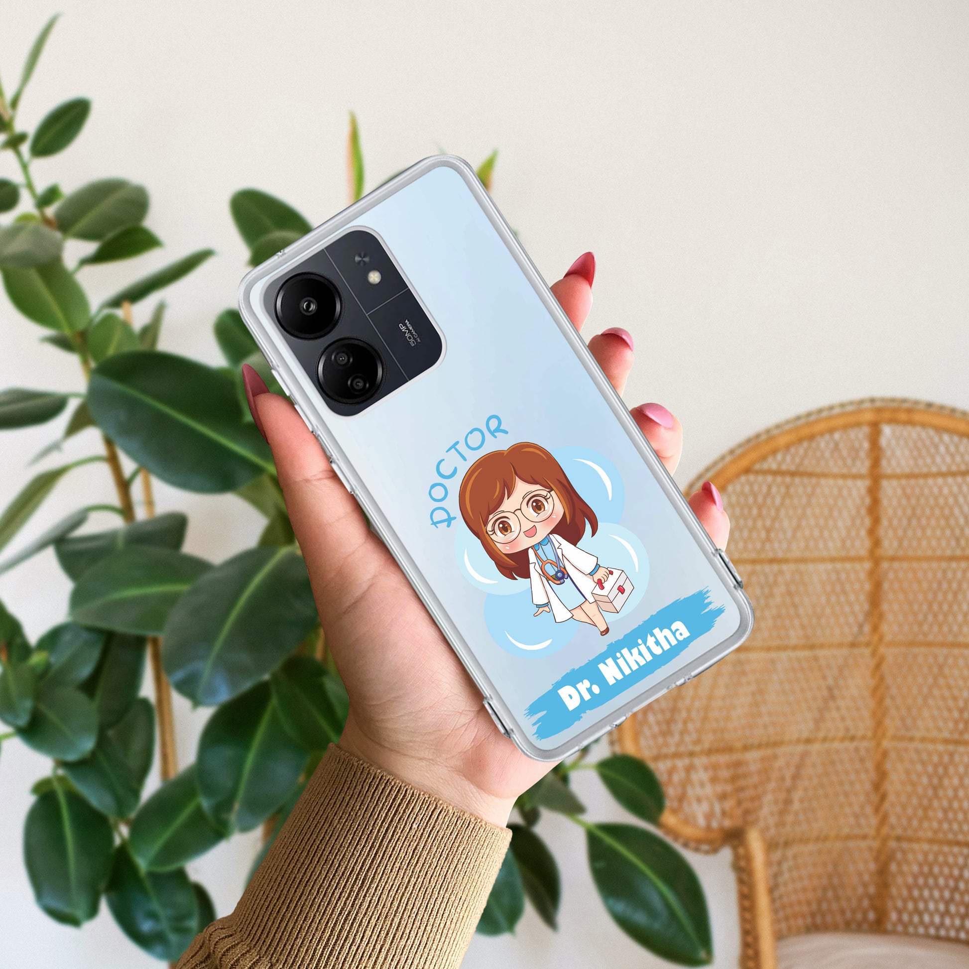 Future Doctor Customize Transparent Silicon Case For Redmi/Xiaomi ShopOnCliQ