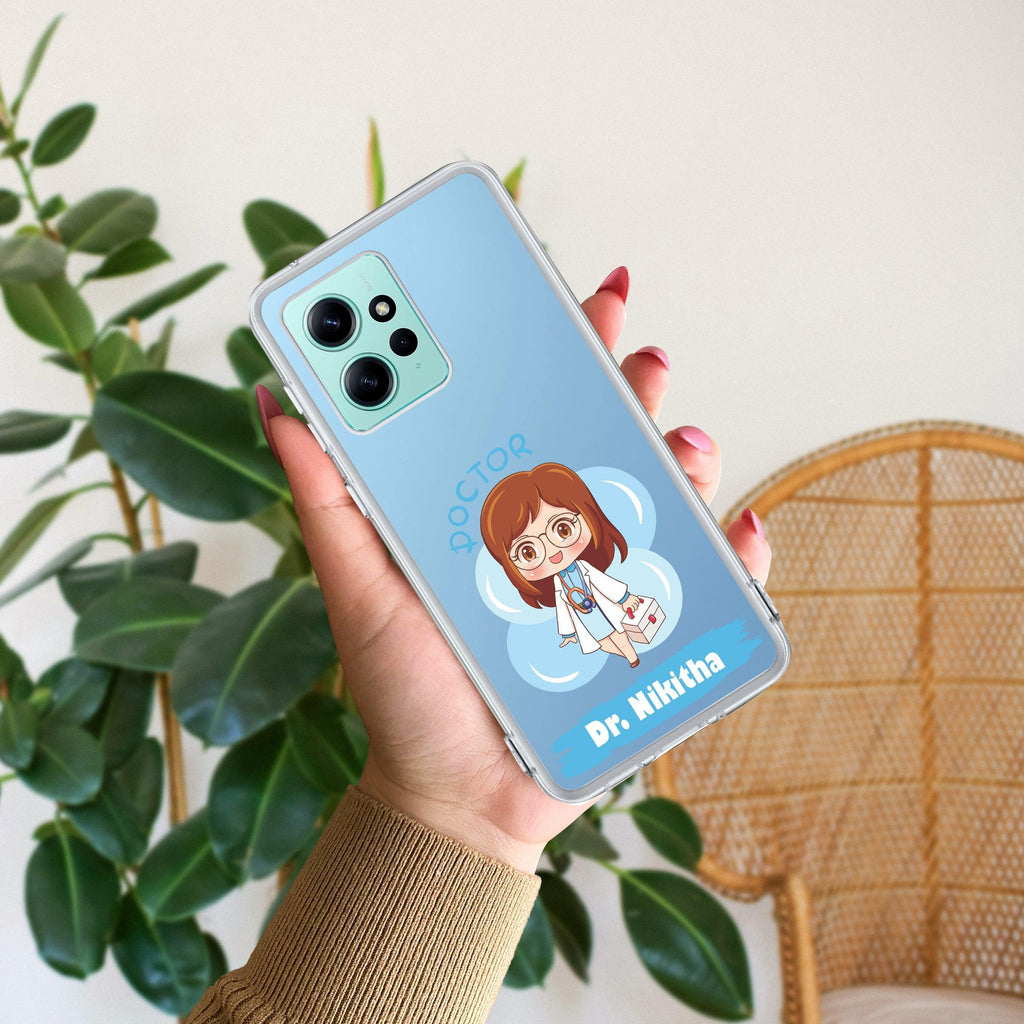 Future Doctor Customize Transparent Silicon Case For Xiaomi 12 Pro 5G
