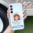 Future Doctor Customize Transparent Silicon Case For Samsung Galaxy M32 5G