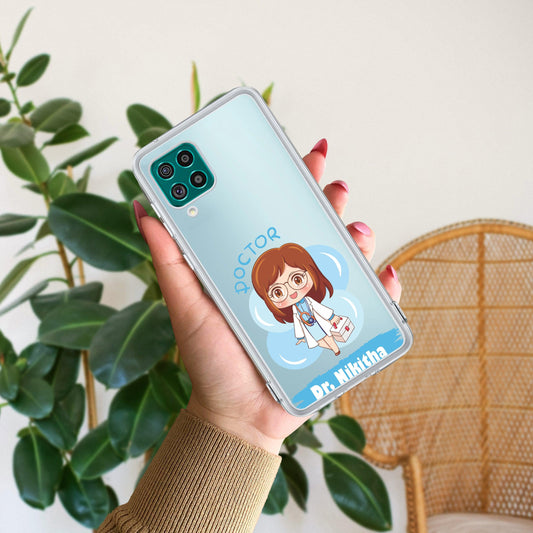 Future Doctor Customize Transparent Silicon Case For Samsung