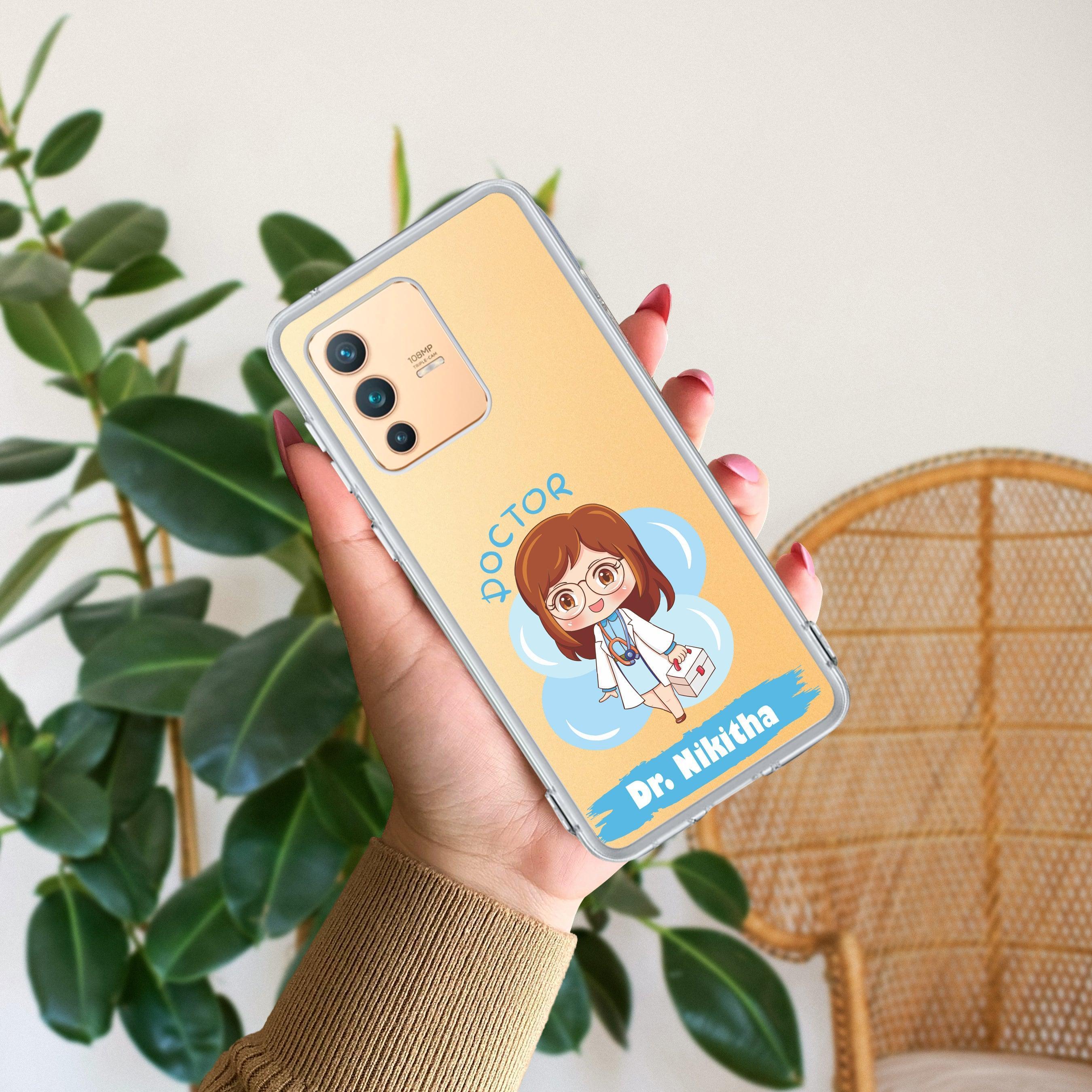 Future Doctor Customize Transparent Silicon Case For Vivo V23 Pro 5G