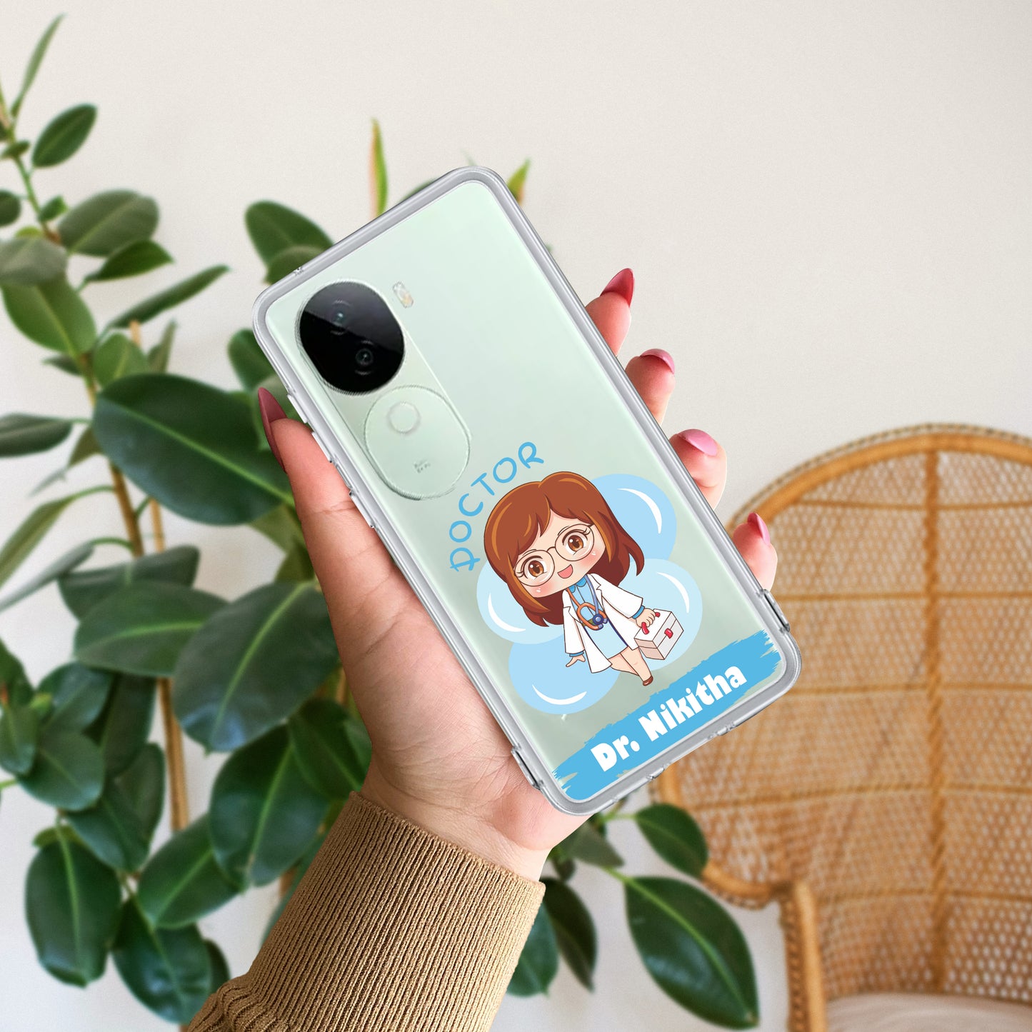 Future Doctor Customize Transparent Silicon Case For Vivo ShopOnCliQ