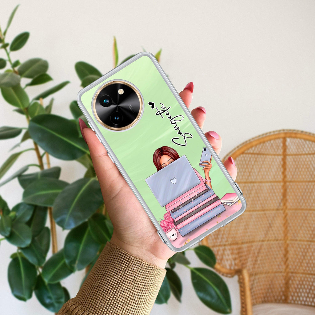 Future Doctor Customize Transparent Silicon Case For Vivo X90 Pro Plus 5G