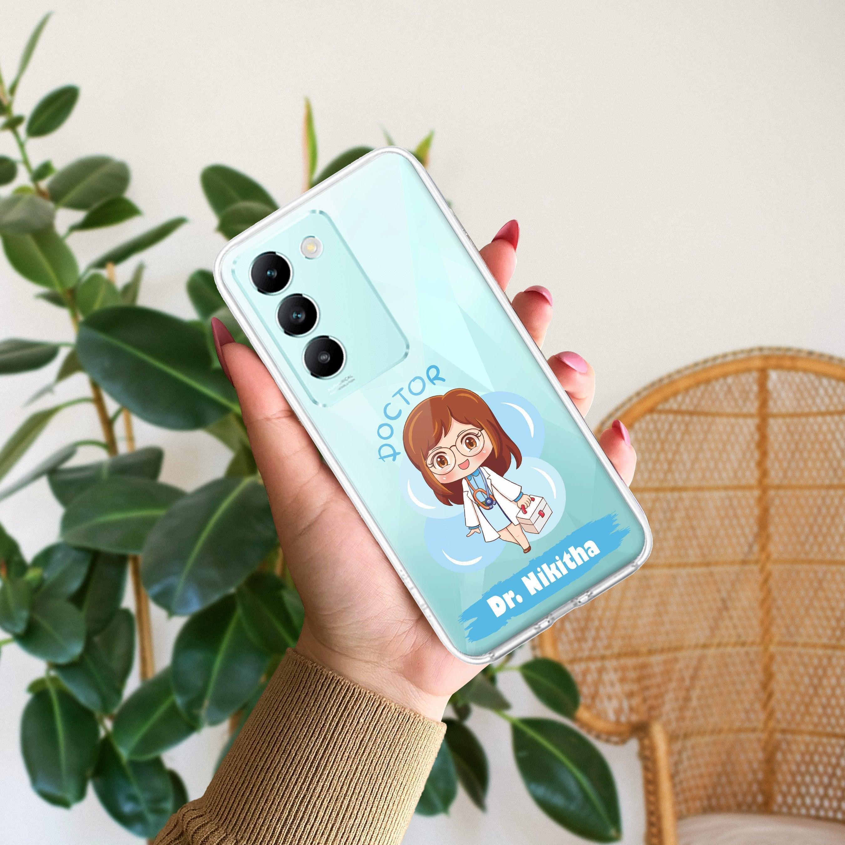 Future Doctor Customize Transparent Silicon Case For Vivo X90 5G