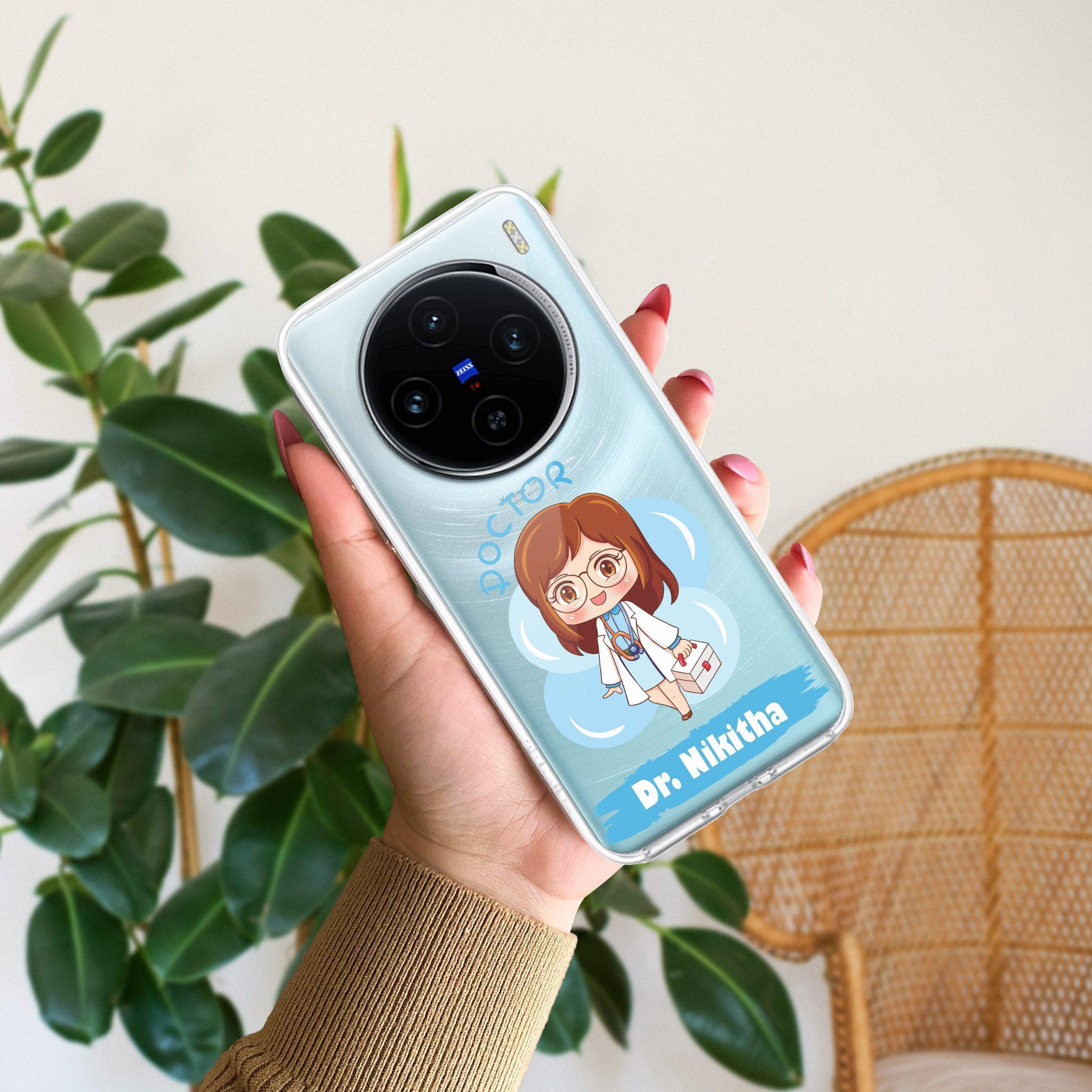 Future Doctor Customize Transparent Silicon Case For Vivo Y16