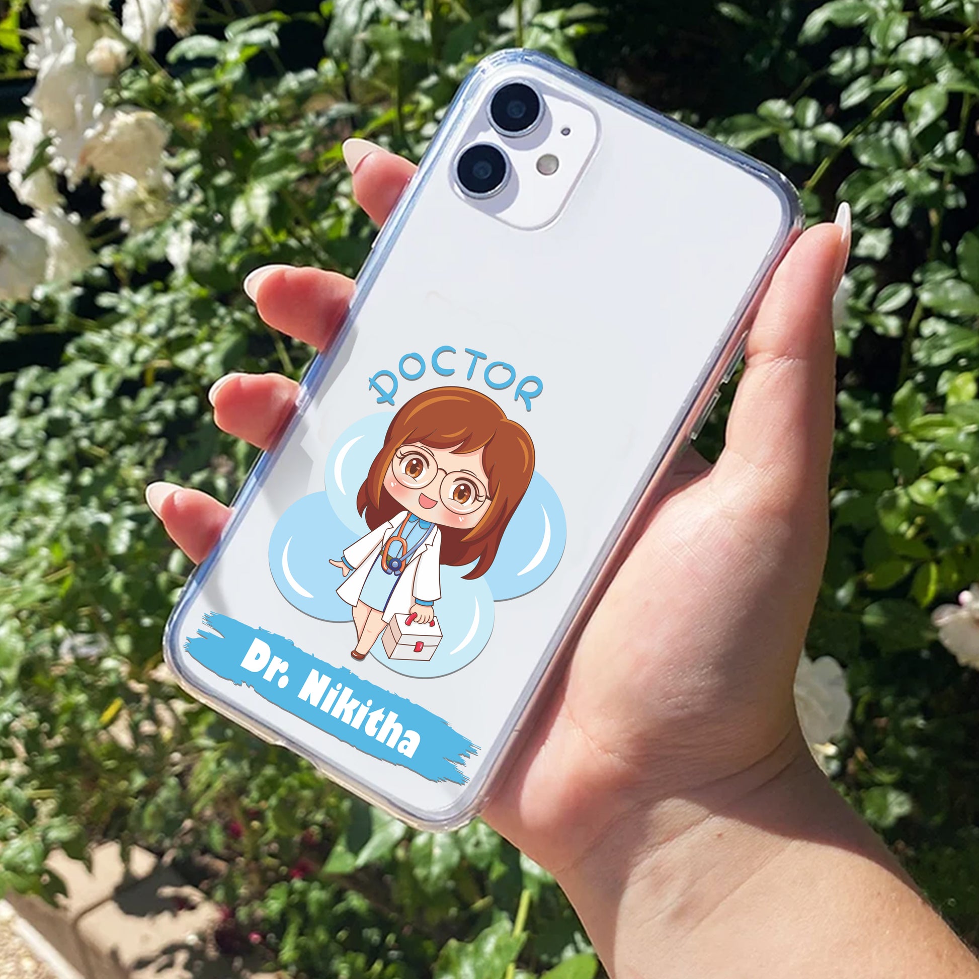 Future Doctor Customize Transparent Silicon Case For iPhone ShopOnCliQ