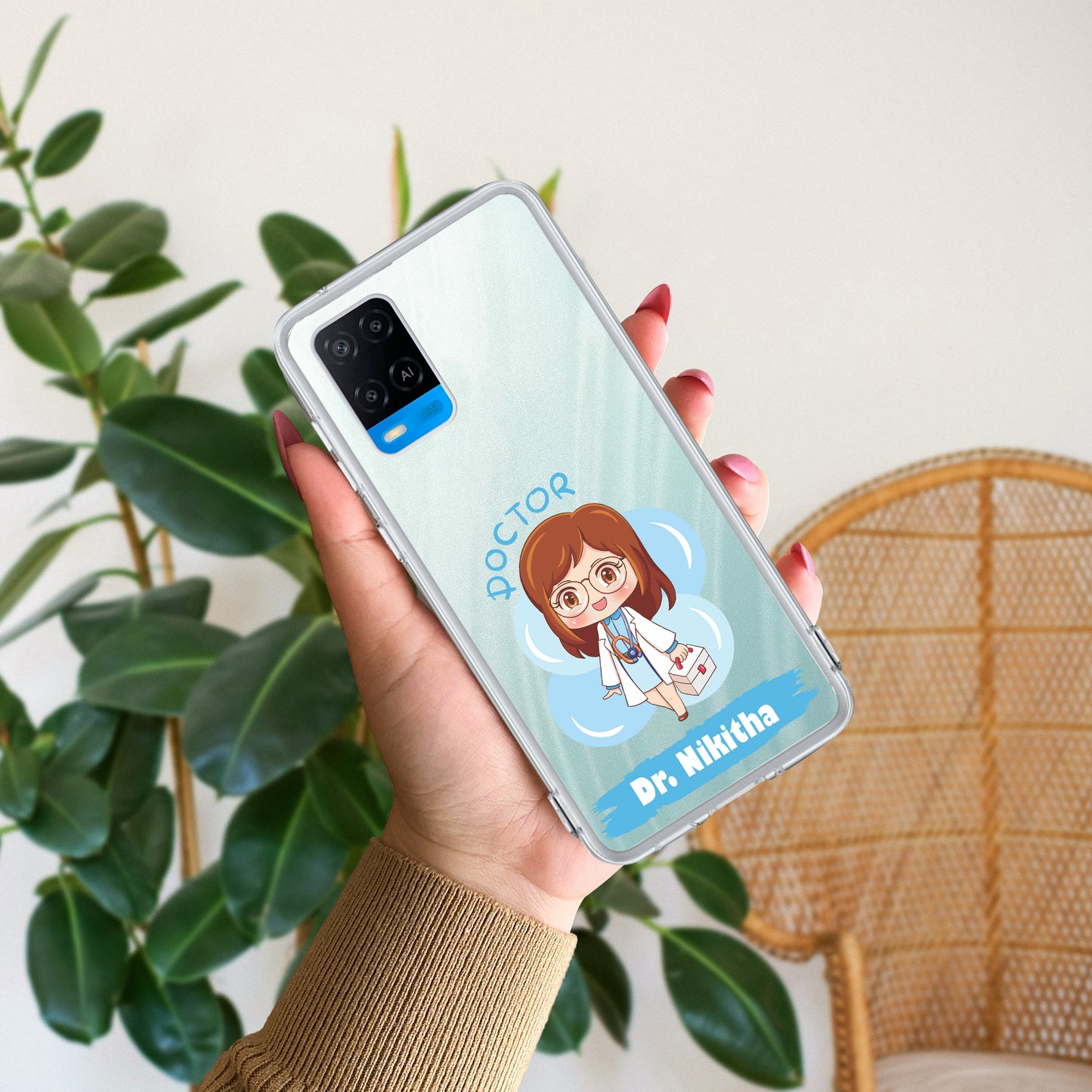 Future Doctor Transparent Silicon Case For Oppo ShopOnCliQ