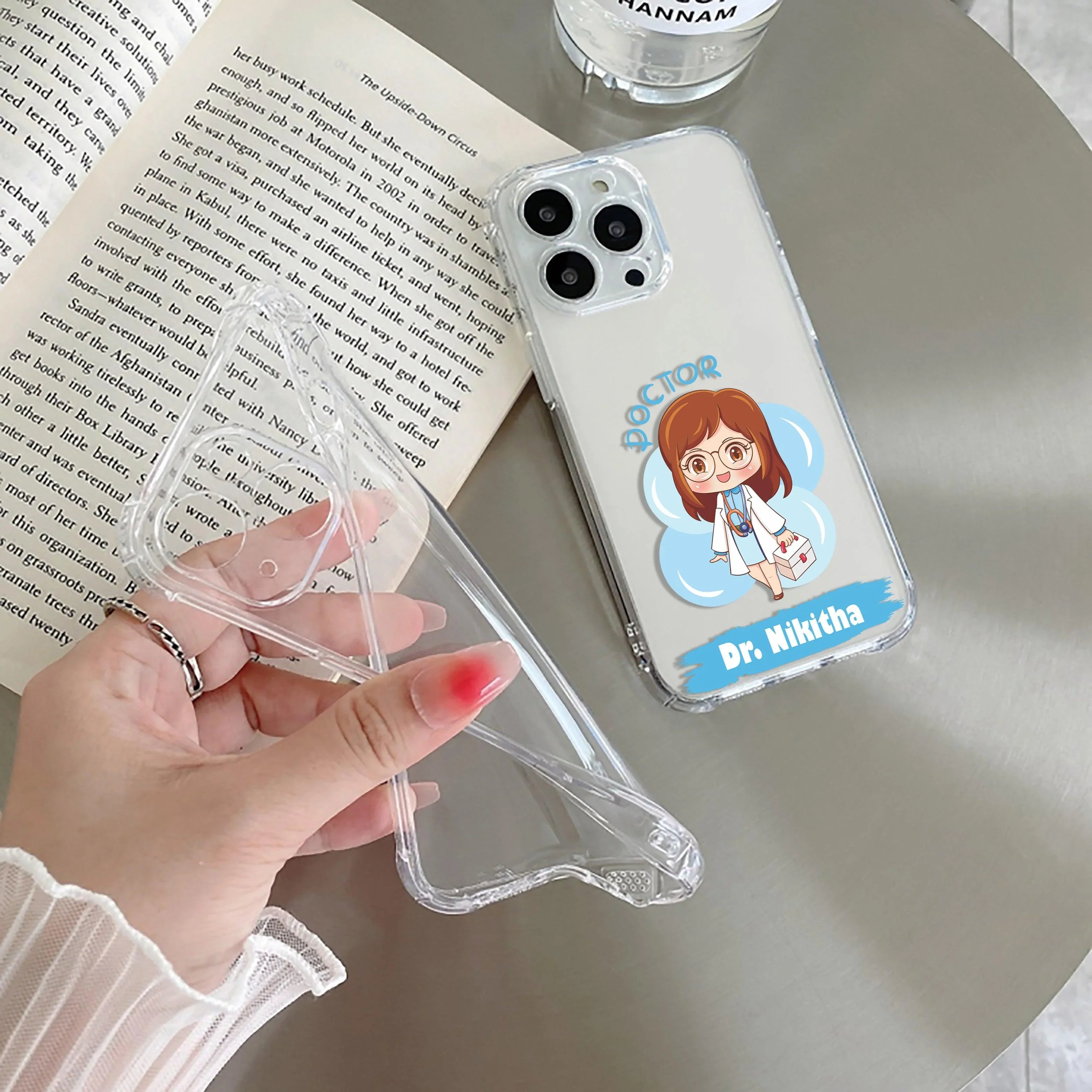 Future Doctor Transparent Silicon Case For Oppo Reno 12 Pro 5G