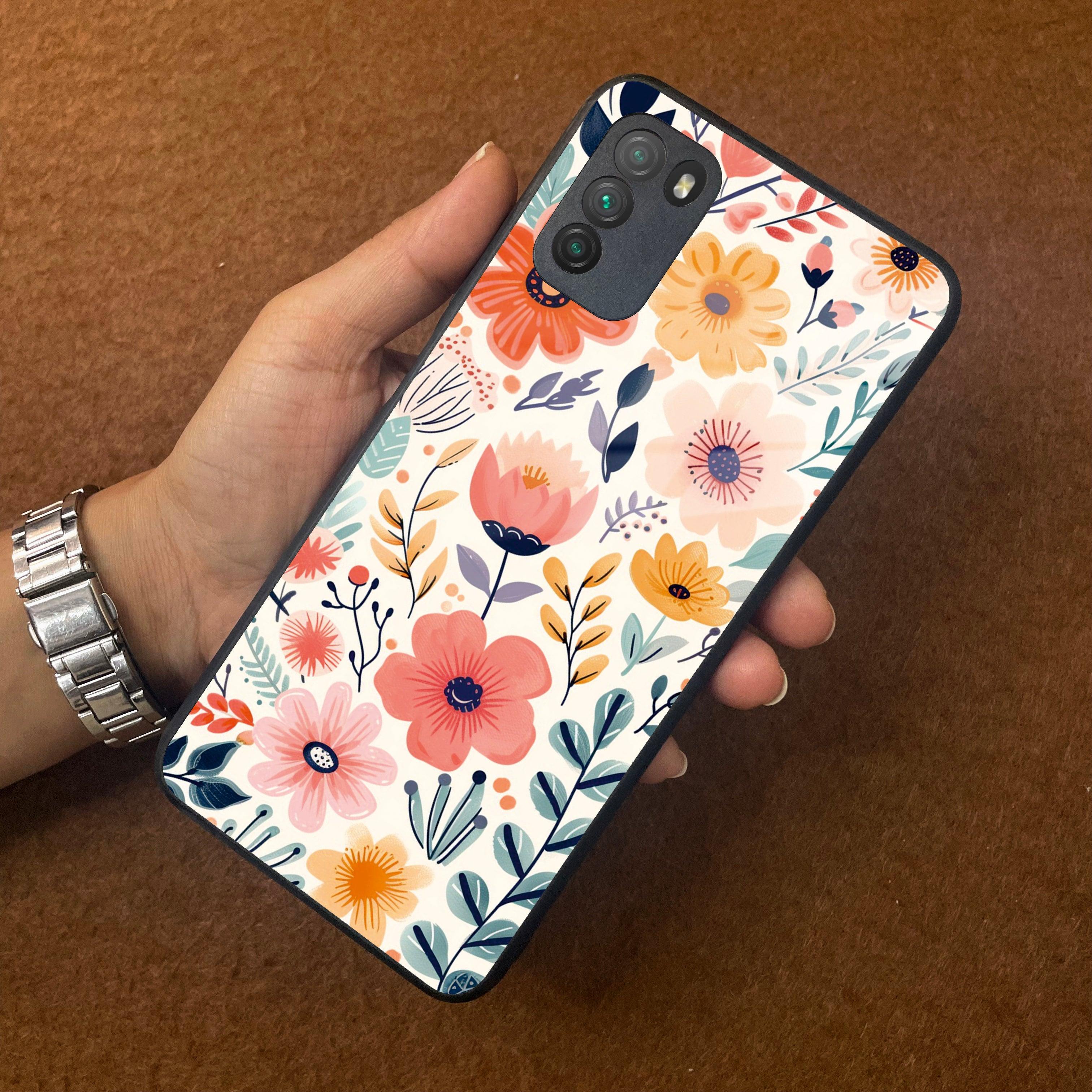 Garden of Delights Glass Case Cover For Poco - ShopOnCliQ